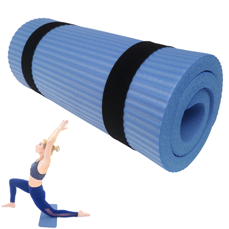Yoga Fitness Health - 衝撃吸収滑り止めフィットネス機器健康マッサージフィットネスボディシェイピング腹部ホイールマットプランク肘パッドヨガ