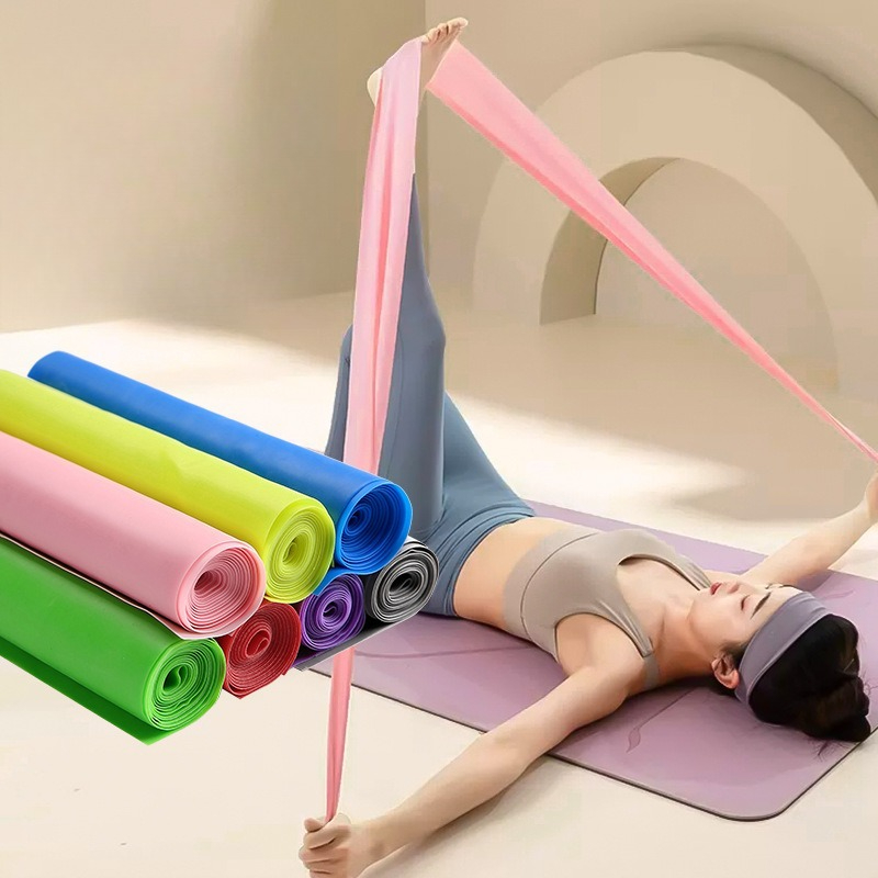 Yoga Fitness Health - 弾性滑り止め抵抗バンドプレミアムラテックスヨガフィットネスストレッチループ全身筋トレホームジムトレーニング器具