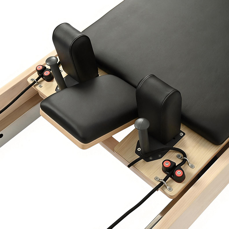ホワイトメープル製ポータブル調整可能ピラティスリフォーマー、 - Yoga Fitness Health のレビューと価格