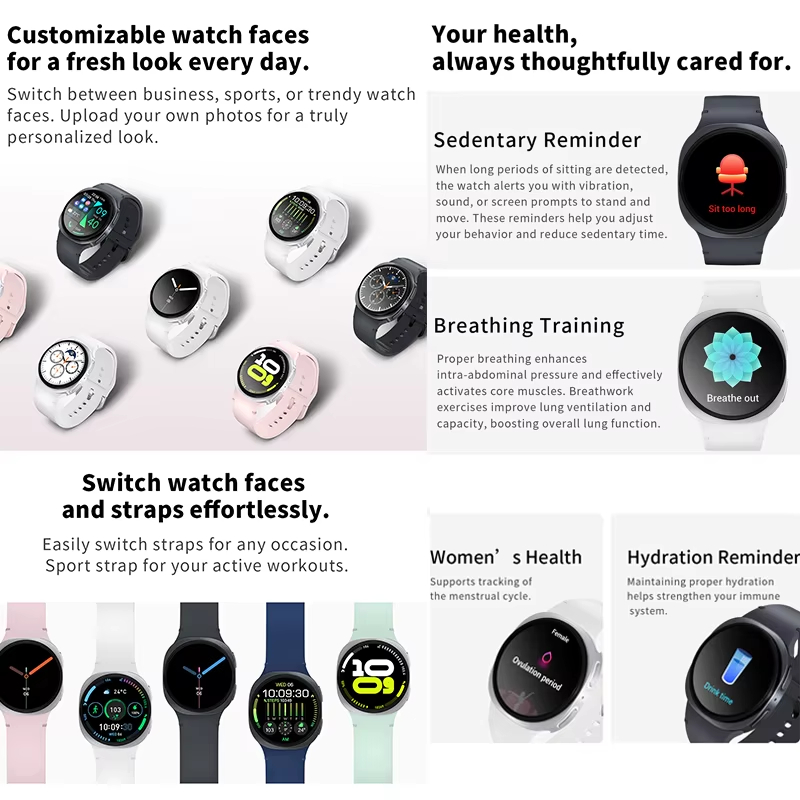 2026年ニュークラシック8 Max女性用スマートウォッチG - Wrist Wraps Fitness のレビューと価格