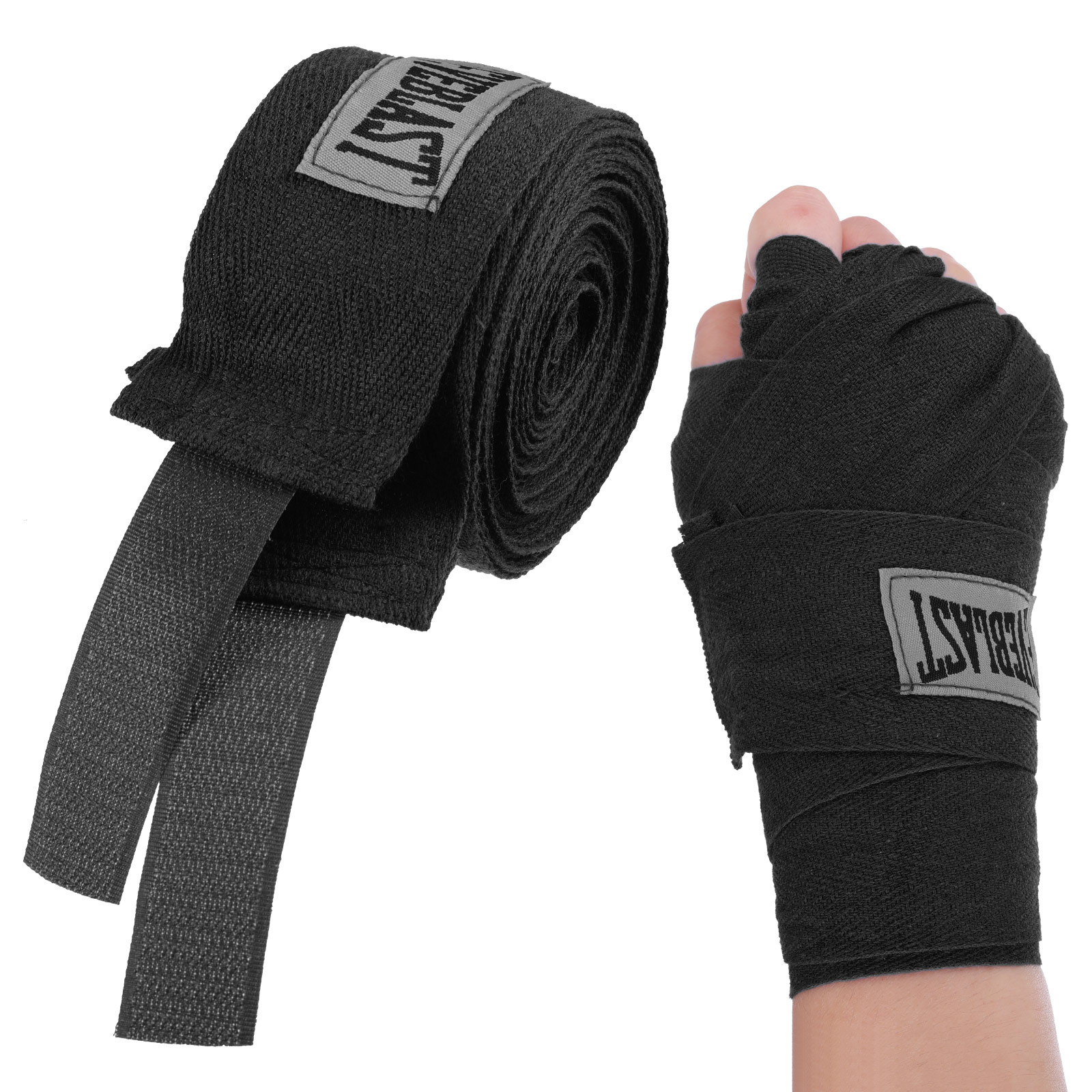 コットンボクシング包帯 ソフト&弾性ハンドラップ サンダ、ム - Wrist Wraps Fitness のレビューと価格