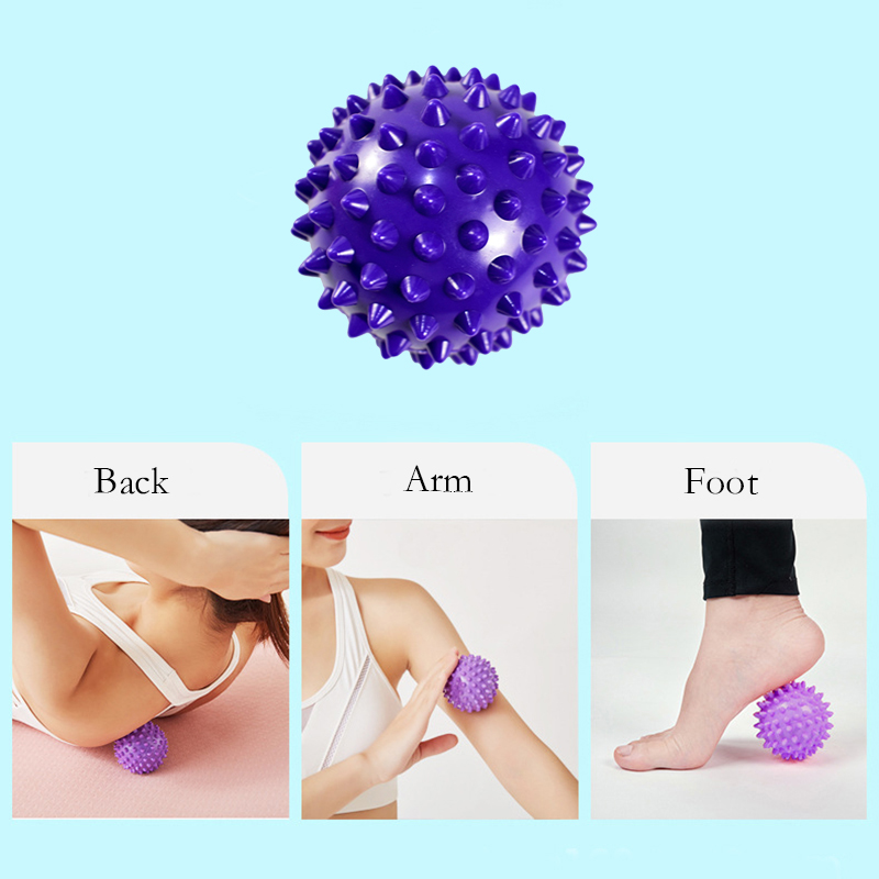 7 センチメートルの棘のあるマッサージボールフィットネスヨガ - Yoga Fitness Health のレビューと価格