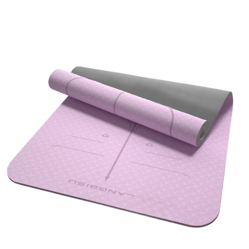 初心者向けTPEヨガマット、超ワイド、超ロング、超厚、滑り止 - Yoga Fitness Health のレビューと価格