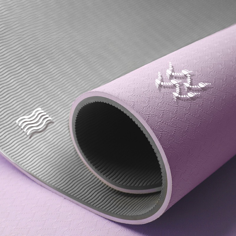 初心者向けTPEヨガマット、超ワイド、超ロング、超厚、滑り止 - Yoga Fitness Health のレビューと価格