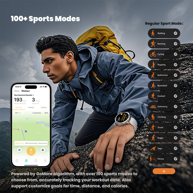 2026年新型ミリタリーTANK X3スマートウォッチ メン - Wrist Wraps Fitness のレビューと価格