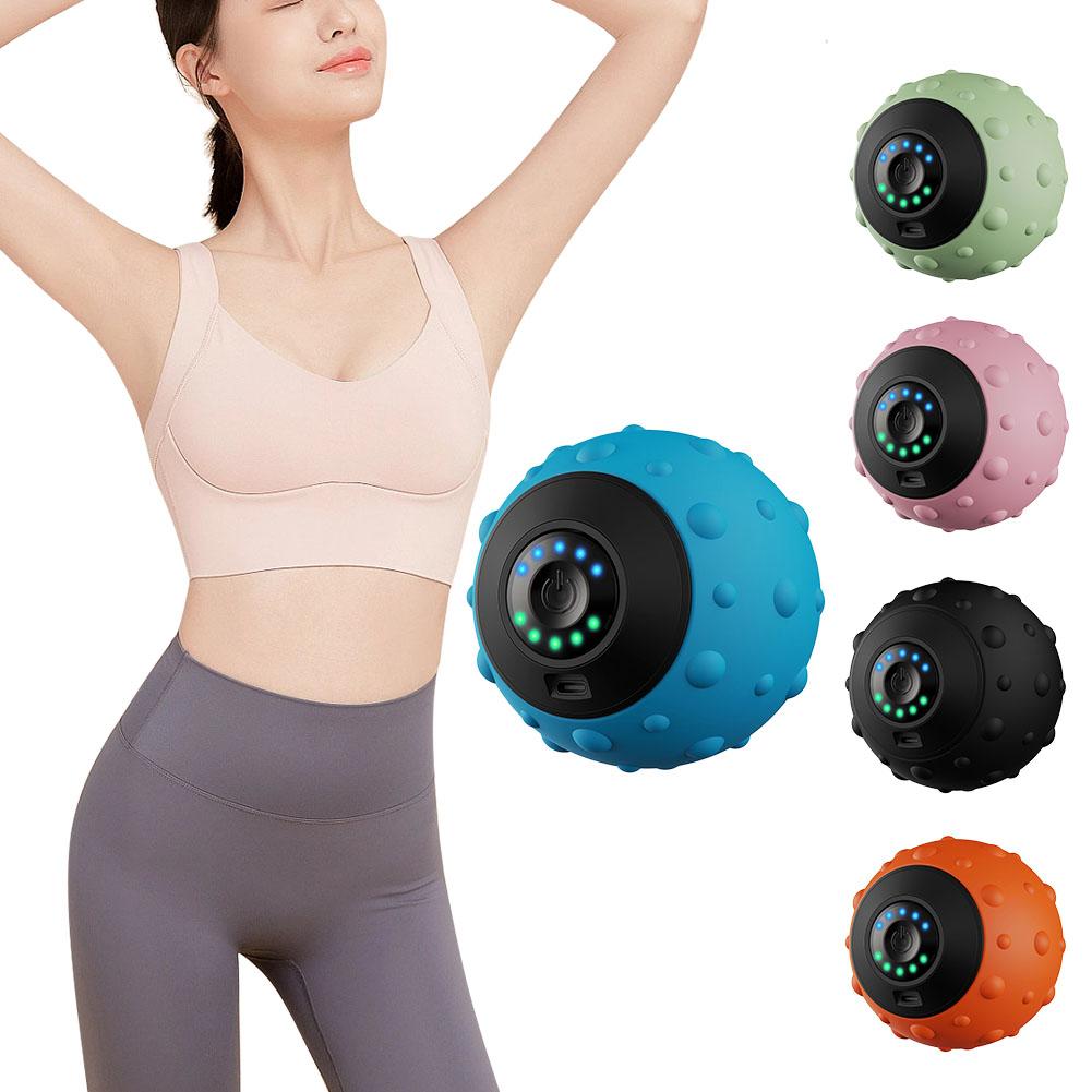 電気マッサージボールヘルスケア筋膜ボール筋肉フィットネス振動 - Yoga Fitness Health のレビューと価格