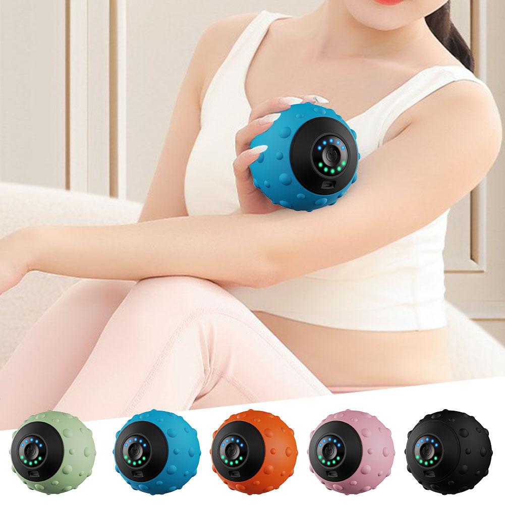 電気マッサージボールヘルスケア筋膜ボール筋肉フィットネス振動 - Yoga Fitness Health のレビューと価格