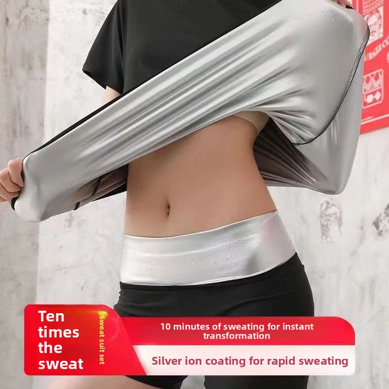 2026年新作サウナスウェットスーツセット、女性用スウェット - Yoga Fitness Health のレビューと価格